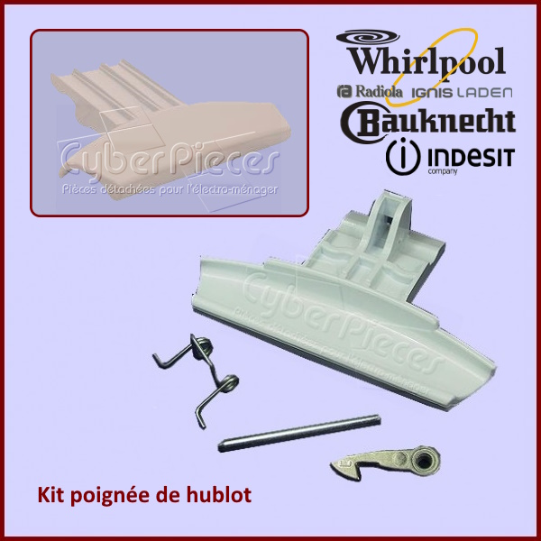 Kit Poignée de Hublot  INDESIT C00259409