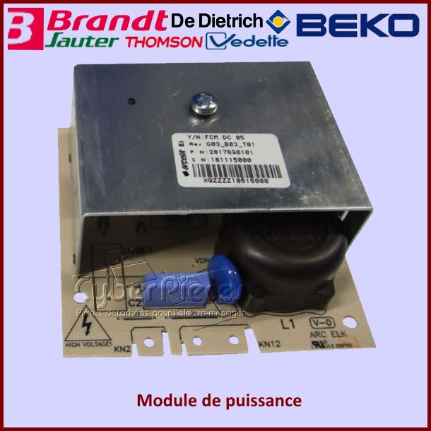 Carte de puissance BEKO 2817690101