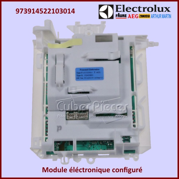 Carte électronique configuré Electrolux 973914522103014