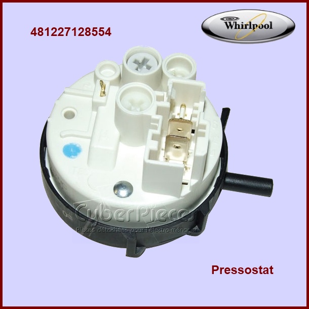 Pressostat niveau 50/25 Whirlpool 481227128554