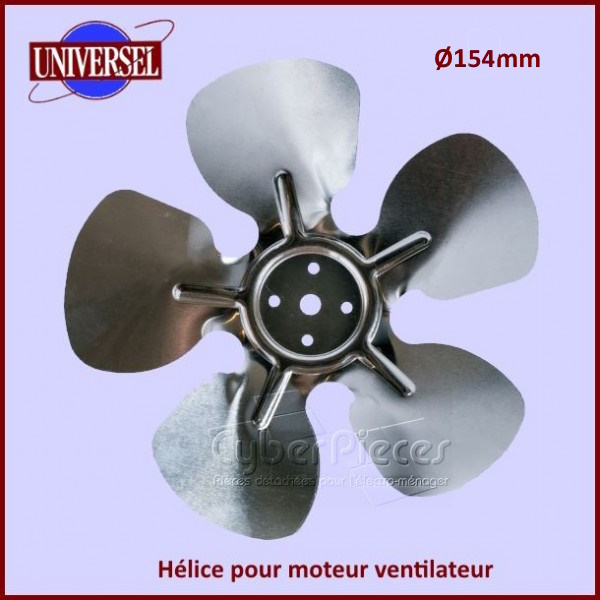 Hélice Soufflante 154mm pour ventilateur universel