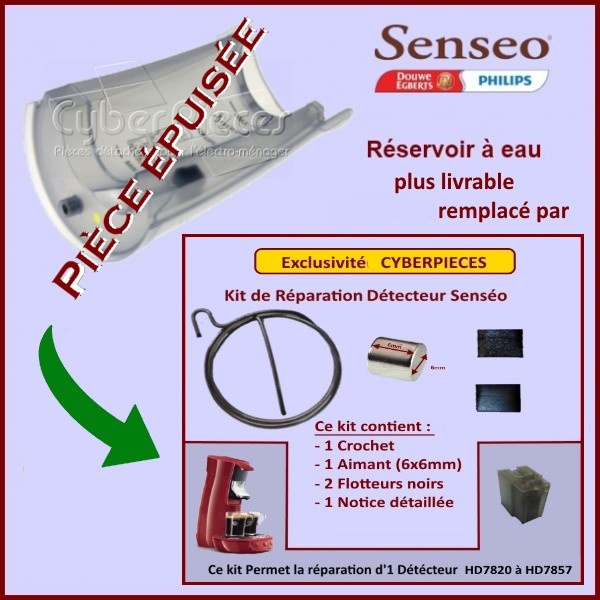 Kit de réparation du Réservoir à eau Senseo 422225956132 CRP481/01
