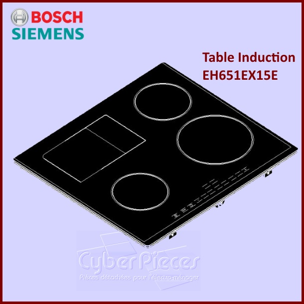 Dessus Vitrocéramique Bosch Siemens 00688329