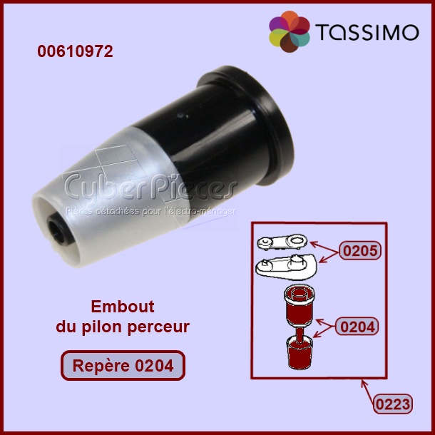 Embout pilon perceur Tassimo 00610972