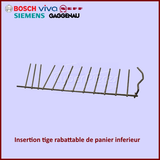 Insertion de panier inferieur Bosch 00357050