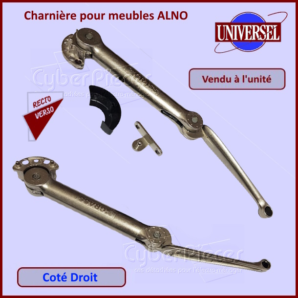 Charnière pour meubles ALNO coté DROIT