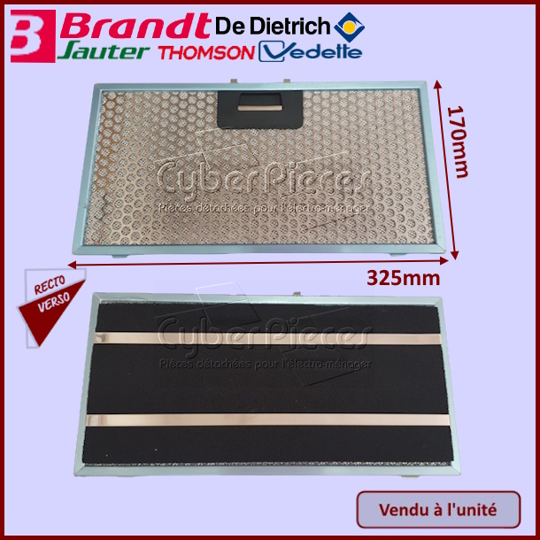 Filtre à graisse Brandt 74X5601