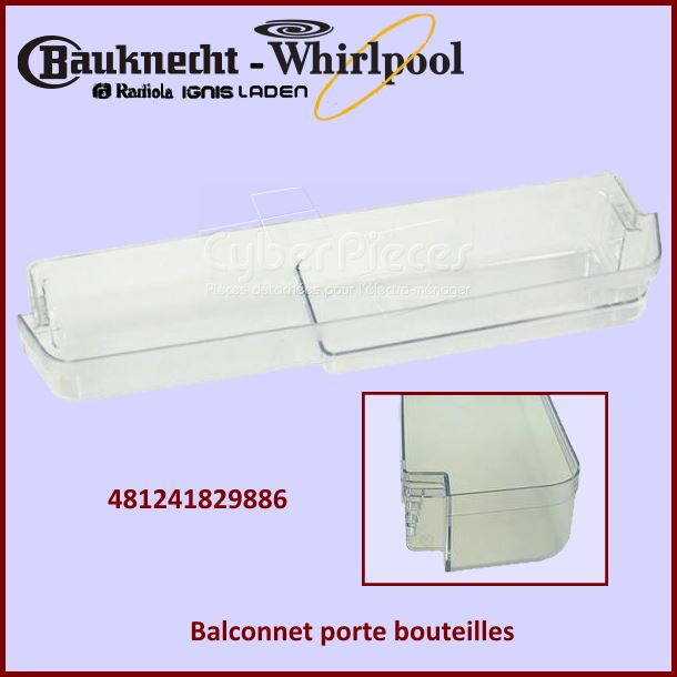 Balconnet bouteilles Whirlpool 481241829886