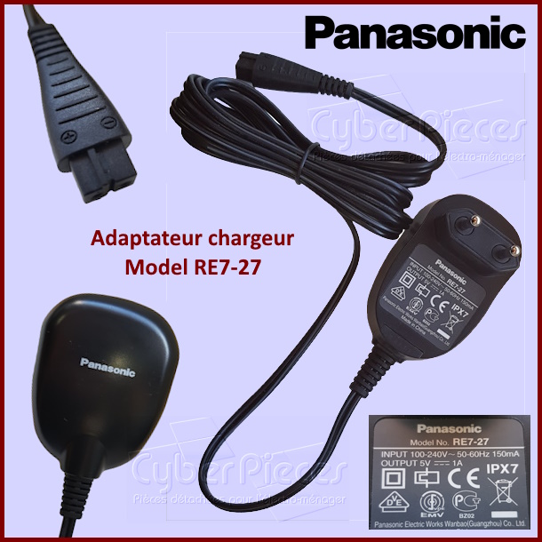 Adaptateur chargeur PANASONIC Model RE7-27 ***Pièce épuisée***