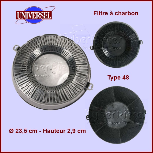 Filtre à charbon Type 48