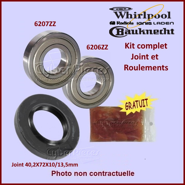 Kit Palier Whirlpool 481011107487