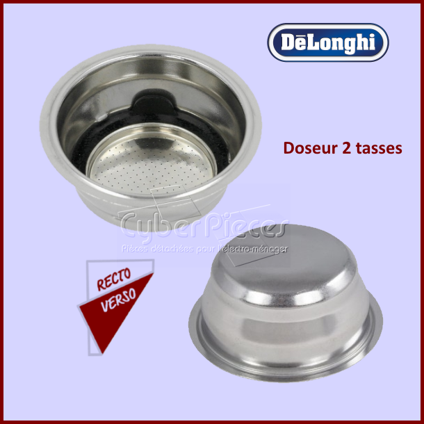 Filtre doseur 2 tasses Delonghi 5513281001
