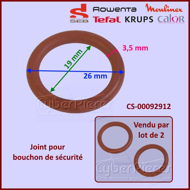 Joint Torique du bouchon de sécurité CS-00092912 - Pièces robots mé...