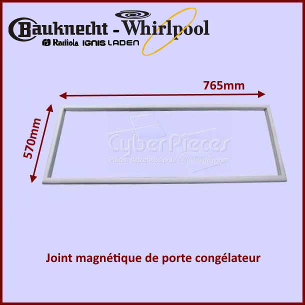 Joint magnétique de congélateur 481246668817