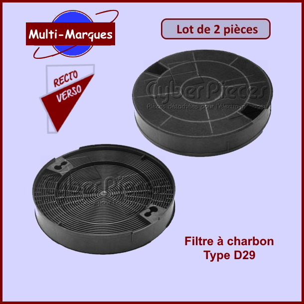 Filtre à charbon Type D29