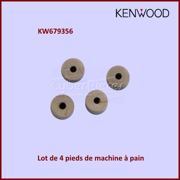 Lot de 4 pieds machine à pain Kenwood KW679356