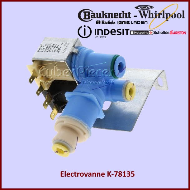 Electrovanne K-78135 Whirlpool 481010413237
