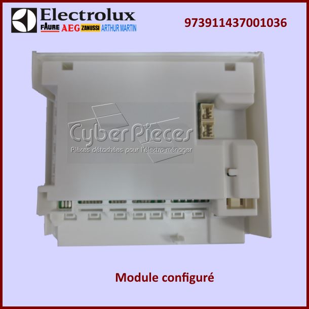 Carte Electronique configuré EDW1XX Electrolux 973911437001036