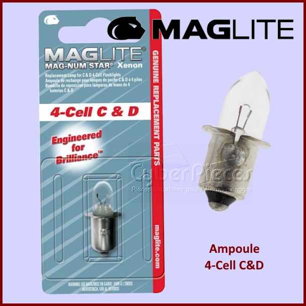 1 ampoule Maglite C&D à 4 piles***épuisé***