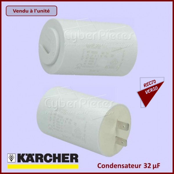 Condensateur 32µF (32mF) Karcher 90850950