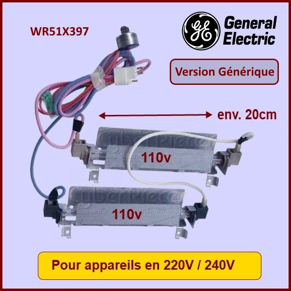 Résistance de dégivrage adaptable GE WR51X397