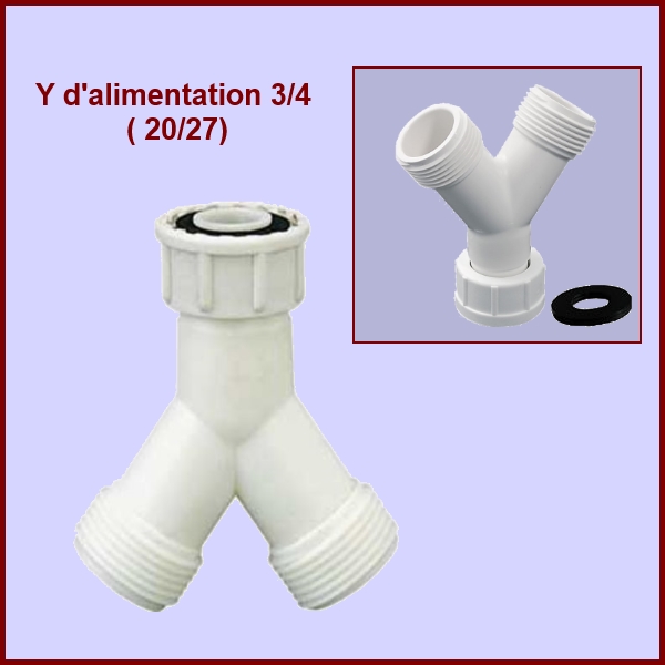 Jonction Alimentation 3 Voies 3/4