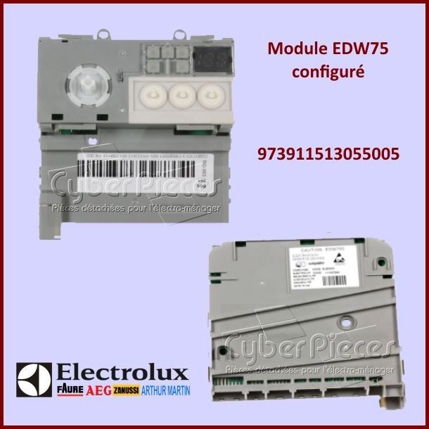 Carte électronique configuré EDW750 Electrolux 973911513055005
