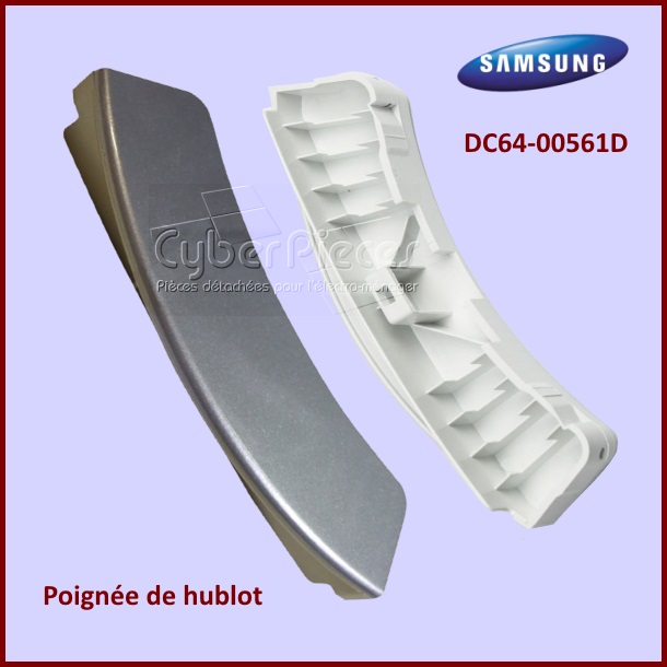 Poignée de hublot grise Samsung DC64-00561D