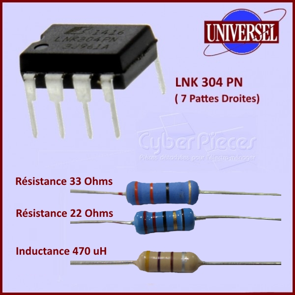 Kit LNK304PN pour Carte Electronique -  Pièces machine à laver