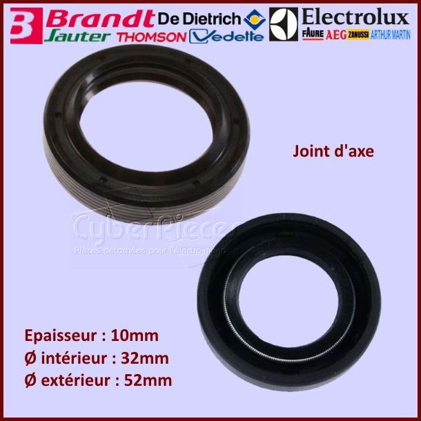 Joint d'axe 32x52x10/12mm Brandt L57A001A4