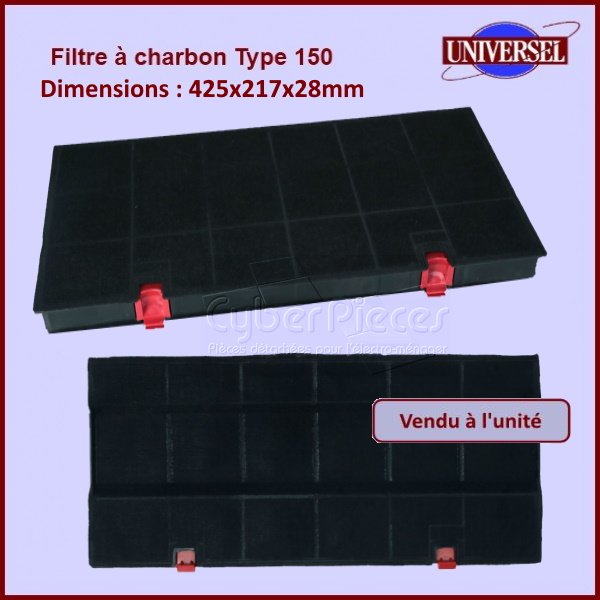 Filtre à charbon Type 150 - MCFE20 - MCFE34