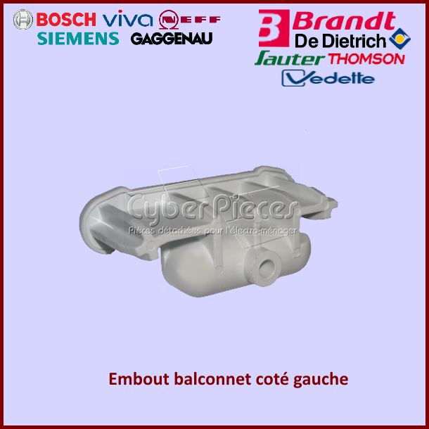 Embout balconnet gauche Brandt 41X8275