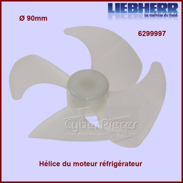 Hélice moteur ventilateur du réfrigérateur 6299997