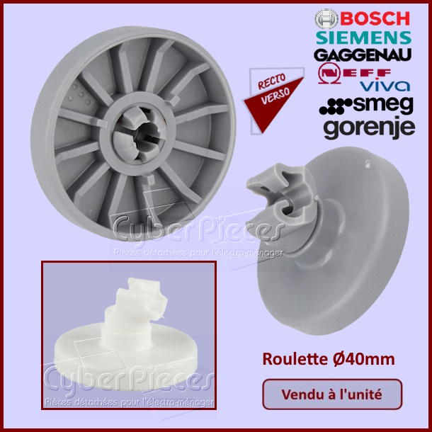 Roulette de Panier à vaisselle Smeg 697410205