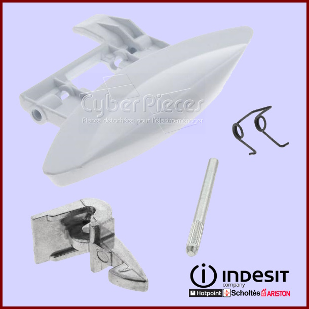 Poignée complète Indesit C00050182