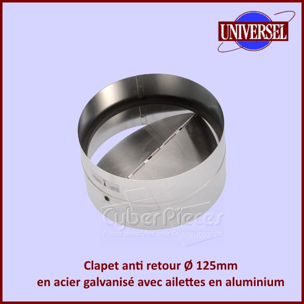 Clapet anti-retour Diamètre 125mm