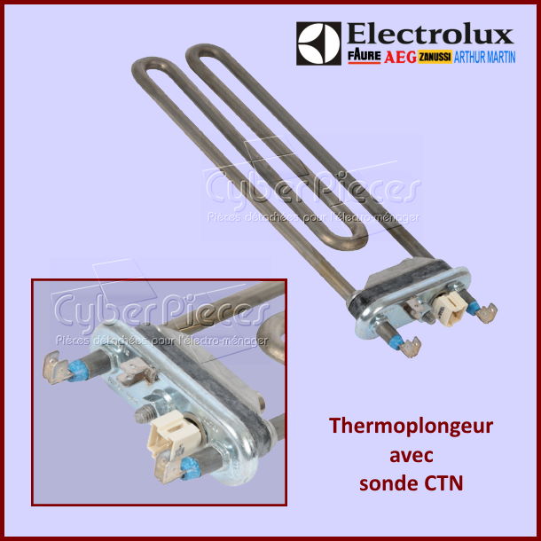 Elément chauffant 1950W + sonde Electrolux 1325347001