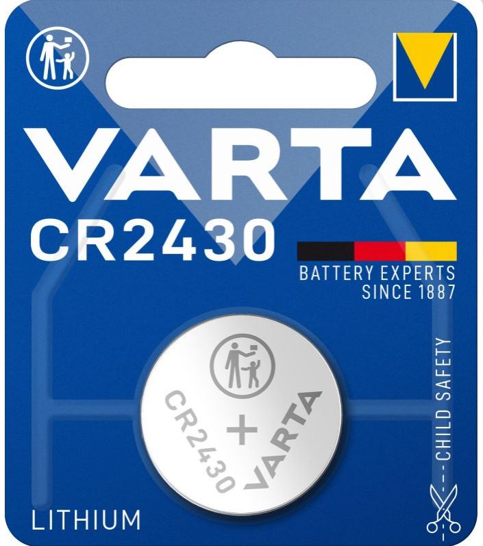 Pile bouton LITHIUM CR2430 3V