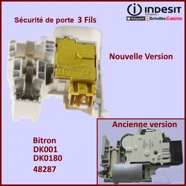 Sécurité De Porte 3fils Indesit C00299278