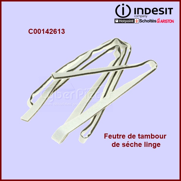 Feutre de tambour avant Indesit C00142613