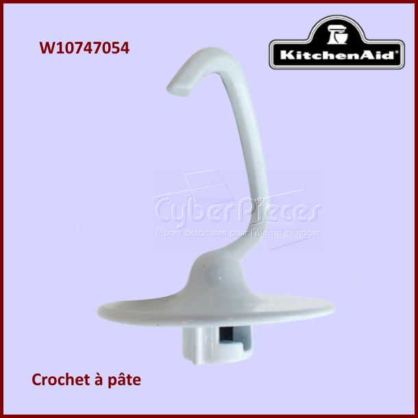 Crochet à pâte blanc Kitchenaid W10747054