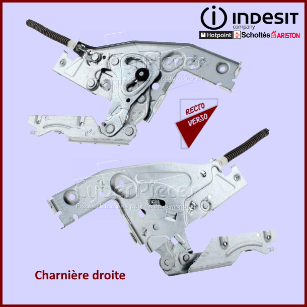 Charnière droite Indesit C00538376