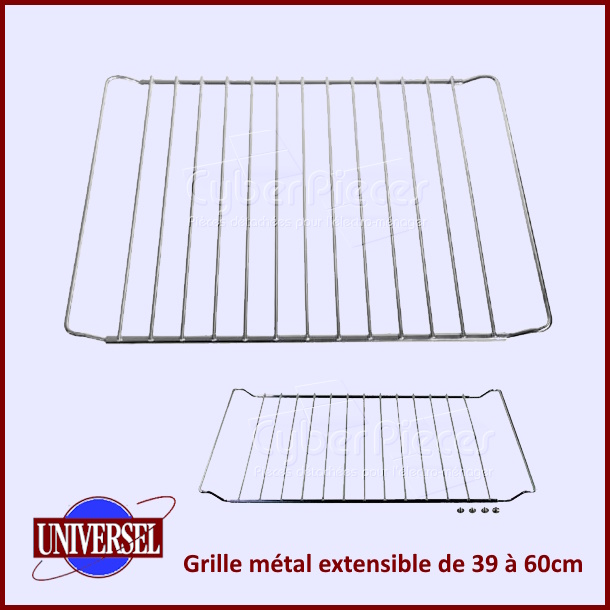 Grille métal extensible de 39 à 60cm