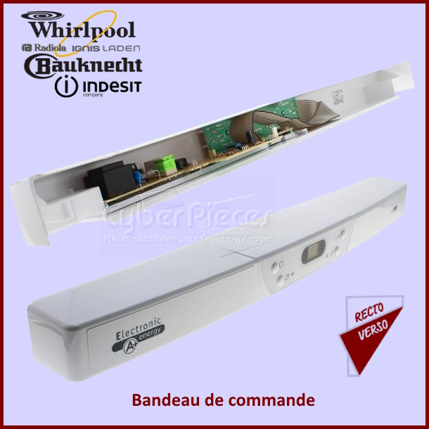 Bandeau de commande Whirlpool 481245228803