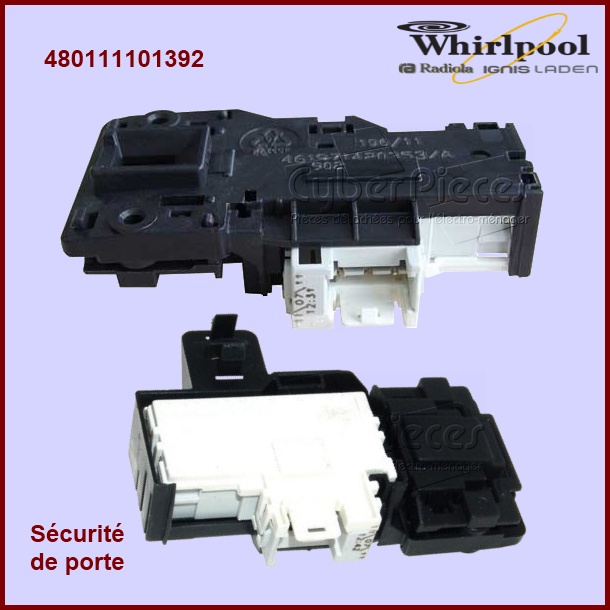 Sécurité de porte Whirlpool 480111101392