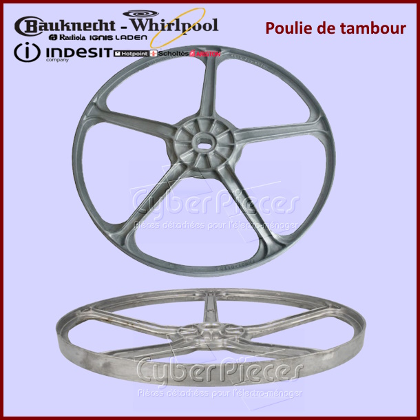Poulie de tambour Whirlpool 481252858041