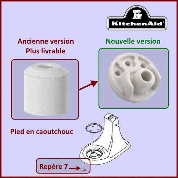Patin antidérapant Kitchenaid 115792