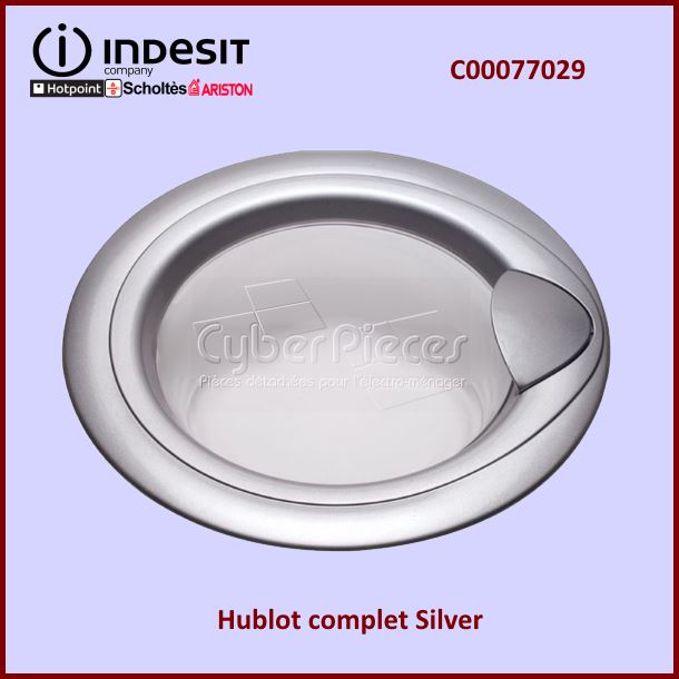 Hublot Complet Gris Silver Indesit C00077029