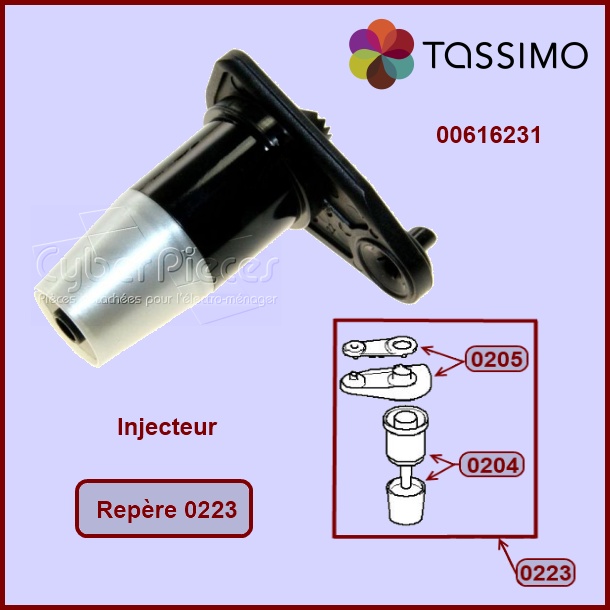 Injecteur complet Tassimo 00616231
