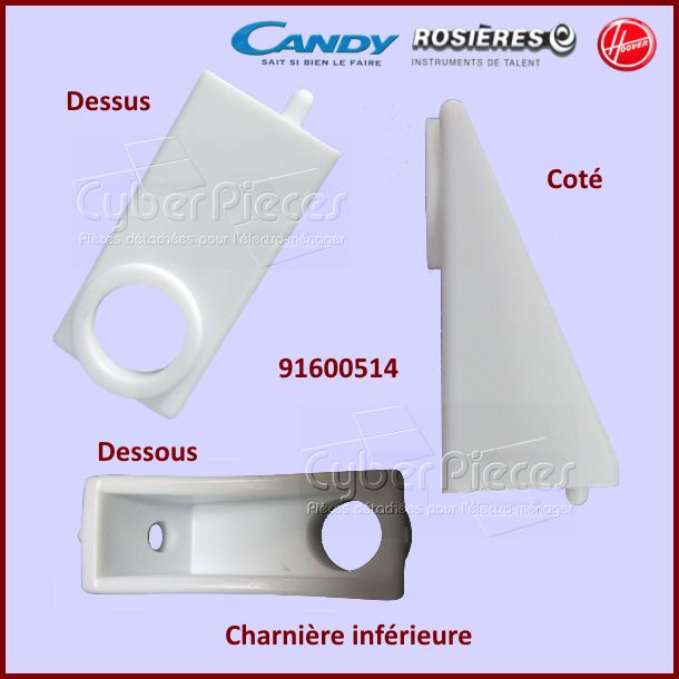 Charnière de Porte Freezer Candy 91600514